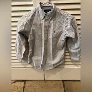 Ralph Lauren Kids Classic Searsucker Oxford